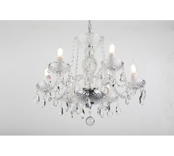 Люстра Rivoli 1002206 Riccio P6 CR 6хE14 40W Б0037768