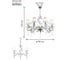 Люстра Rivoli 3020207 Congelato P7CR 7хE14 40W Б0038043 9