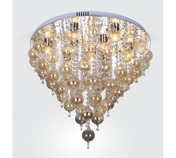 Люстра Rivoli 6014160 Bolle PL60 CR 8хE14 40W22W 9000K Б0038168