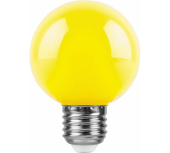 Светодиодная лампа FERON, 230V, E27, LB-371, желтый 25904