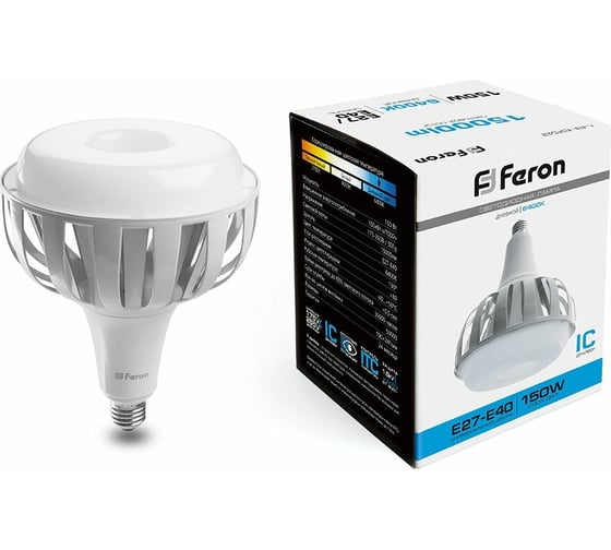 Светодиодная лампа FERON, 150W 230V, E27-E40, 6400K, LB-652 38098 1