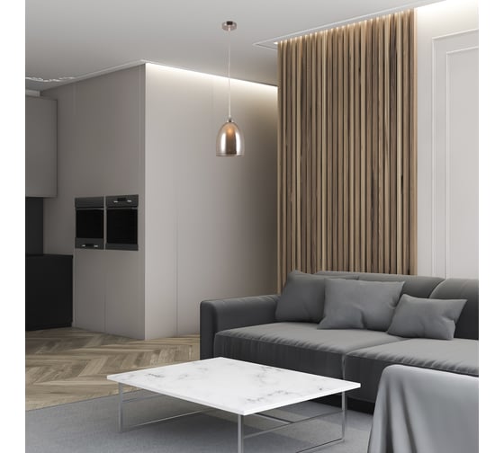 Подвес Rivoli 3045201 Famoso P1 хром Е27х1 60W Б0044409