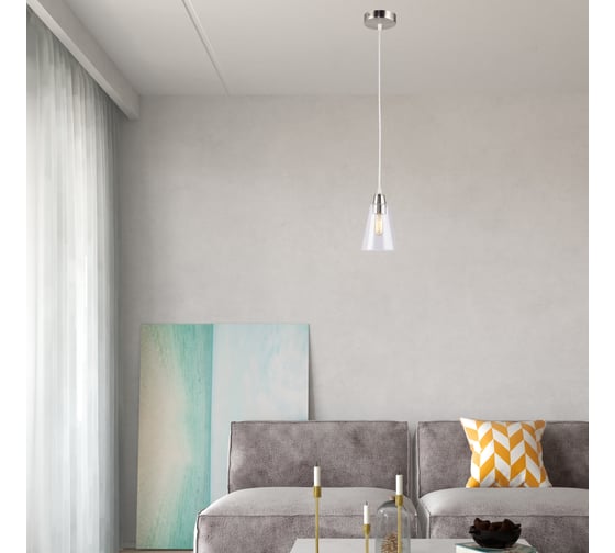 Подвес Rivoli 5038201 Picco P1 сатинированный никель 1хE14 40W Б0044364