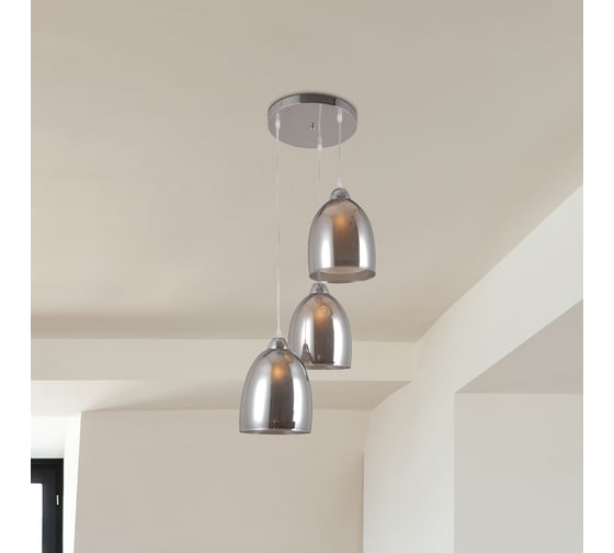 Подвес Rivoli 3045203 Famoso P3 хром Е27х3 60W Б0044410
