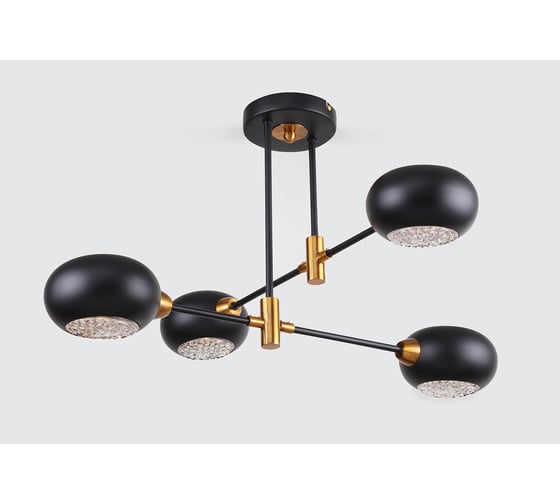 Люстра Rivoli 3037304 Evlia P4 черный Е14х4 40W Б0044492