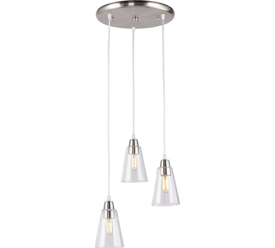 Подвес Rivoli 5038203 Picco P3 сатинированный никель 3хE14 40W Б0044366