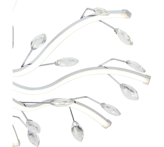 Люстра Rivoli 6001110 Radiante PL10 CR 80W LED 4000K Б0038147