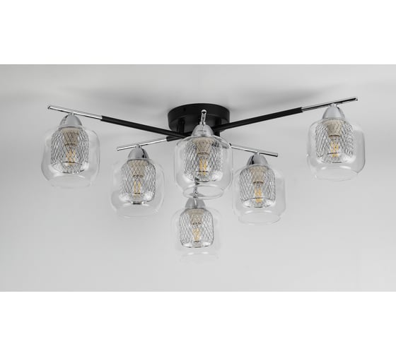 Люстра Rivoli 3024306 Multistrato S6 CR 6хE14 40W Б0038055