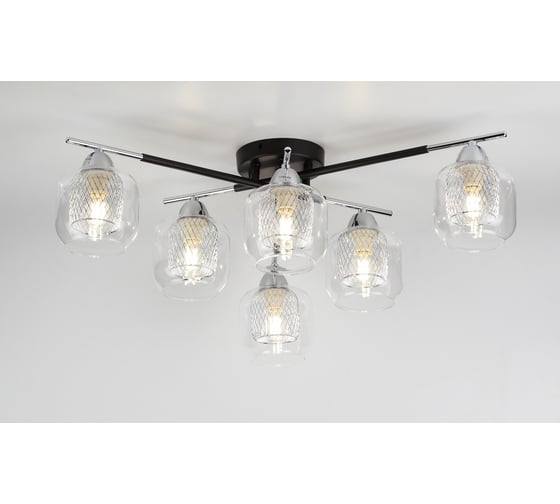 Люстра Rivoli 3024306 Multistrato S6 CR 6хE14 40W Б0038055