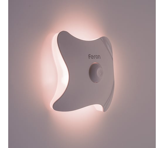 Ночник на магните FERON, FN2020, 8LED, 3хААА battery, 93х93х38мм 41192