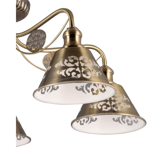 Люстра Rivoli 5018305 Medaglione S5 AB 5хE14 40W Б0038090