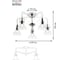 Люстра Rivoli 3031305 Scomparsa S5CR 5хE14 40W Б0037676 8