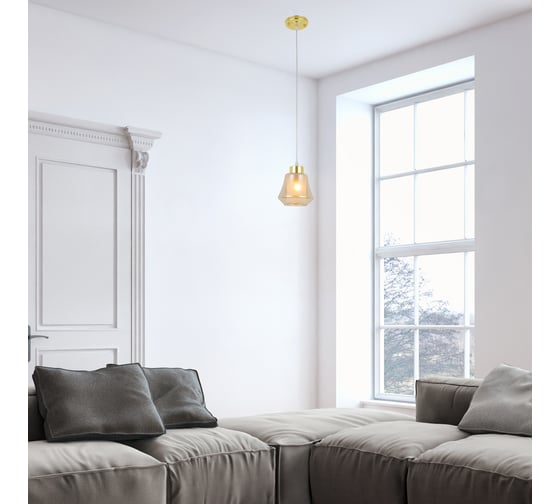 Подвес Rivoli 9017201 Edda Р1 золото 1хE27 40W Б0044477