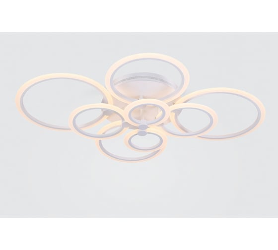 Люстра Rivoli 6006108 Cerchio PL8 WT 124W LED 3000K Б0038157
