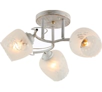 Люстра Rivoli 9008303 Pelle Р3 белый/золото 3хE27 40W Б0044458