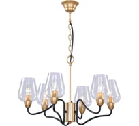Люстра Rivoli 5045206 Fresco P6 черный с золотом 6хE14 40W Б0044368