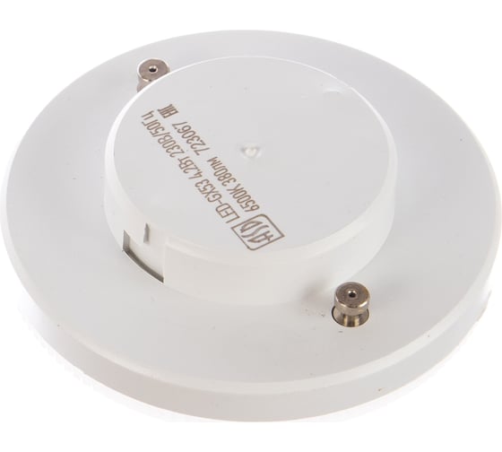 Светодиодная лампа ASD LED-GX53-std 4.2Вт 230В 6500К 380Лм 4690612012285
