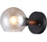Бра Rivoli 1013401 Agerola P1 черный/дерево E14х1 60W Б0040992 1