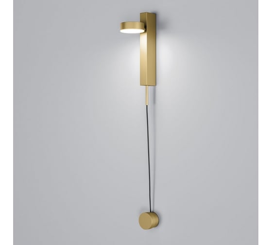 Настенный светодиодный светильник Elektrostandard Orco LED диммируемый 40112/LED латунь a066405