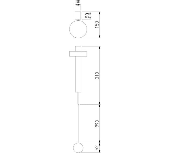 Настенный светодиодный светильник Elektrostandard Orco LED диммируемый 40112/LED латунь a066405
