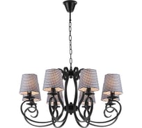 Люстра Benetti Classic Riccioli коллекция CLS-008, черный, 8хE14 CLS-008-8087-08/C