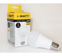Светодиодная лампа I-WATT 20Вт 6400К 165-265V A65 E27 i-17130