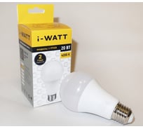 Светодиодная лампа I-WATT 20Вт 4200К 165-265V A65 E27 i-17129