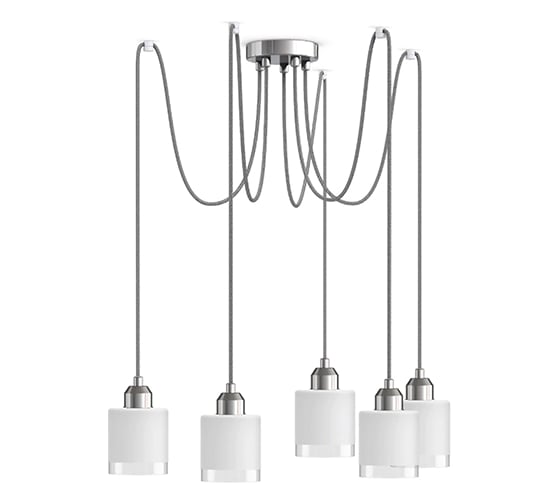 Подвесной светильник Лаборатория света "33 Идеи" PND.115.05.06.005.CH-S.24.WH 1