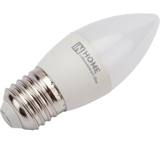 Светодиодная лампа IN HOME LED-СВЕЧА-VC 8Вт 230В Е27 6500К 760Лм 4690612024820
