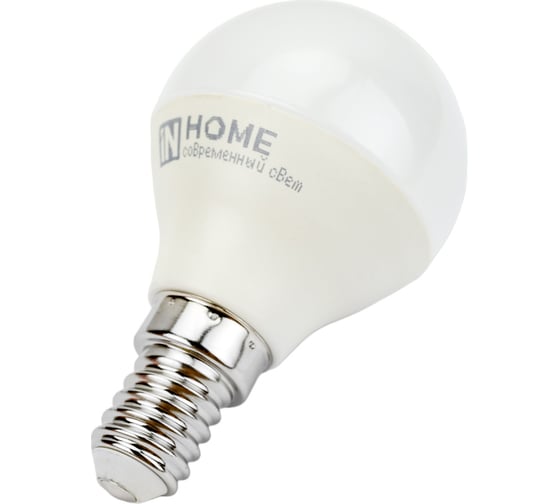 Светодиодная лампа IN HOME LED-ШАР-VC 11Вт 230В Е14 3000К 1050Лм 4690612020587