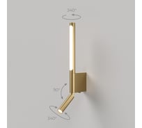 Светильник настенный светодиодный Elektrostandard Sarca LED 4000К 40111/LED латунь a066401