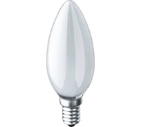 Лампа Navigator ДС 40вт B35, 230в. Е14, мат. 94308