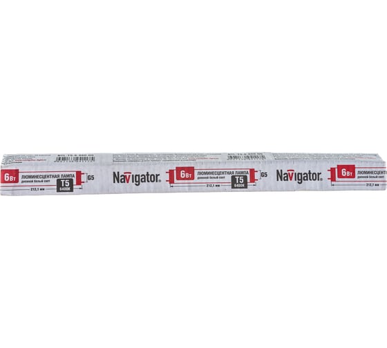 Лампа Navigator ЛЛ 6вт NTL-Т5, 860, G5, дневная 94117