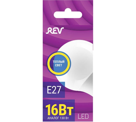 Светодиодная лампа REV A60 Е27 16W, 2700K 32402 7