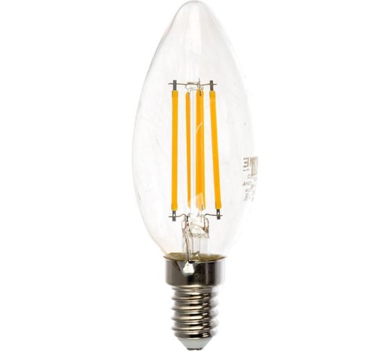 Светодиодная лампа IN HOME LED-СВЕЧА-deco 9Вт 230В Е14 3000К 810Лм прозрачная 4690612026183