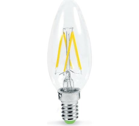Светодиодная лампа IN HOME LED-СВЕЧА-deco 9Вт 230В Е14 4000К 810Лм прозрачная 4690612026206