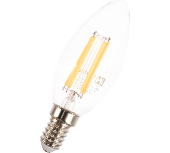 Светодиодная лампа IN HOME LED-СВЕЧА-deco 9Вт 230В Е14 4000К 810Лм прозрачная 4690612026206