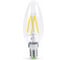 Светодиодная лампа IN HOME LED-СВЕЧА-deco 7Вт 230В Е14 3000К 810Лм прозрачная 4690612007601 1