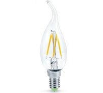 Светодиодная лампа IN HOME LED-СВЕЧА НА ВЕТРУ-deco 9Вт 230В Е14 4000К 810Лм прозрачная 4690612026244
