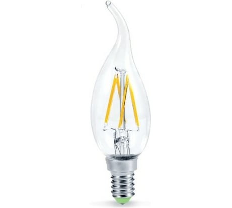 Светодиодная лампа IN HOME LED-СВЕЧА НА ВЕТРУ-deco 9Вт 230В Е14 4000К 810Лм прозрачная 4690612026244