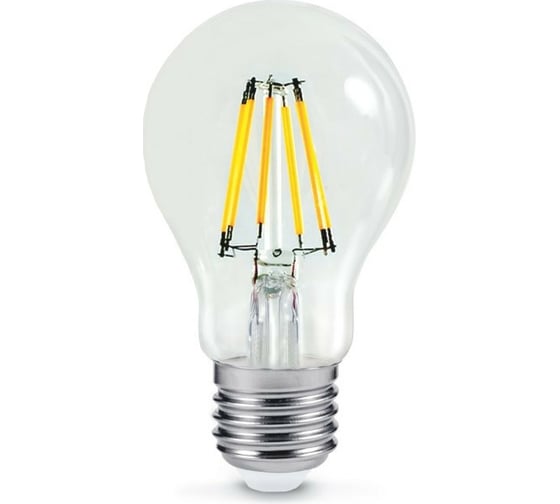 Светодиодная лампа IN HOME LED-A60-deco 9Вт 230В Е27 6500К 810Лм прозрачная 4690612026107