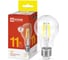 Светодиодная лампа IN HOME LED-A60-deco 11Вт 230В Е27 3000К 1160Лм прозрачная 4690612026121 1