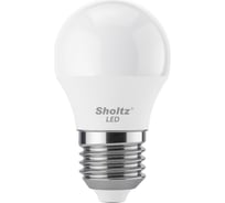 Светодиодная лампа Sholtz шар 7Вт E27 4200К 220В LEB3127