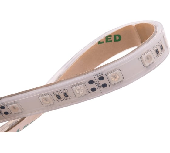 Светодиодная закрытая лента SWG 14,4 Вт/м SMD5050 60 диодов на метр IP68 Цвет Синий 12В 00-00001848