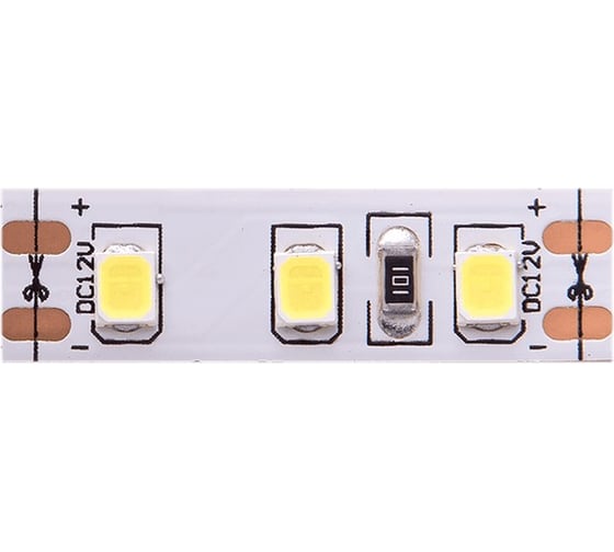 Светодиодная открытая лента SWG 12 Вт/м SMD2835 120 диодов на м. IP20 Холодный белый 12В 00-00001577