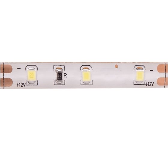 Светодиодная лента SWG 4,8 Вт/м SMD2835 60 диодов на м. закрытая IP65 Холодный белый 12В 00-00001682