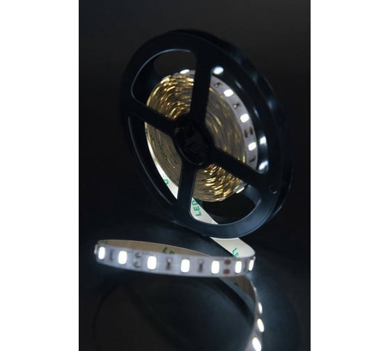 Светодиодная открытая лента SWG 12 Вт/м SMD5630 IP20 Цвет Холодный белый 12В 00-00001688