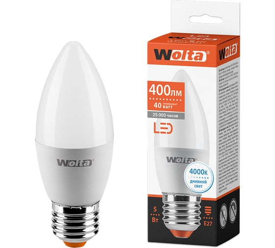 Лампа WOLTA LED 25SC5E27