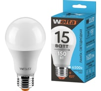 Лампа WOLTA LX A60 E27 15W 6500K 30W60BL15E27