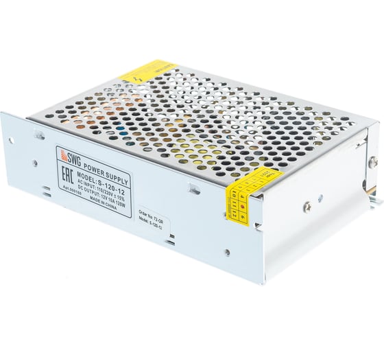 Блок питания сетка SWG 120W, 12V, S-120-12 00000000160